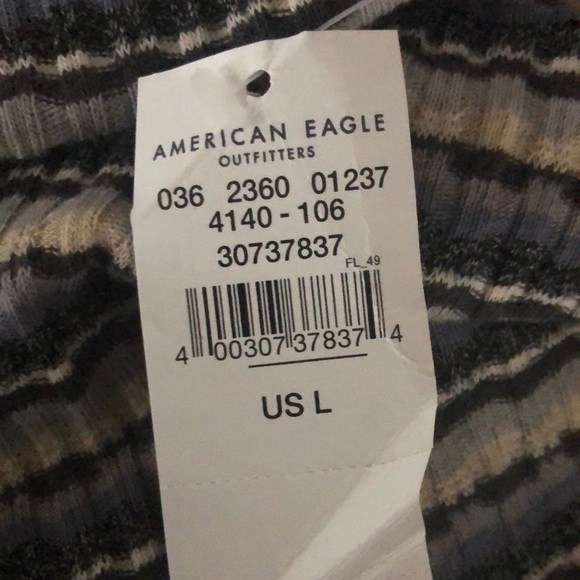 American Eagle Striped Button Up Tub Top!! - Picture 3 of 3